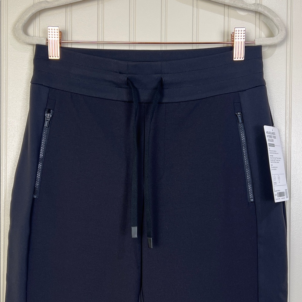 NWT Athleta Women’s Headlands Hybrid Trek High Rise Jogger Black Size 2 - Picture 3 of 11
